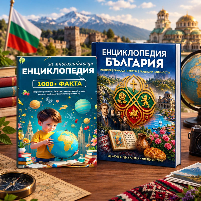 Комплект Многознайко – Енциклопедия за многознайковци и Енциклопедия БЪЛГАРИЯ